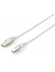 Equip 128651 câble USB 3 m USB 2.0 USB A USB B Argent,...