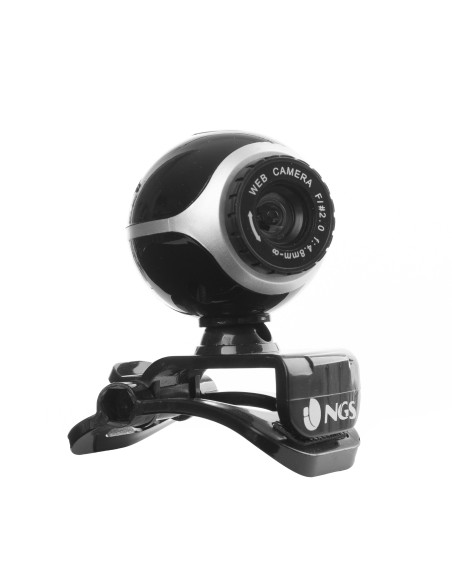 NGS Xpresscam300 webcam 8 MP 1920 x 1080 pixels USB 2.0 Noir, Argent