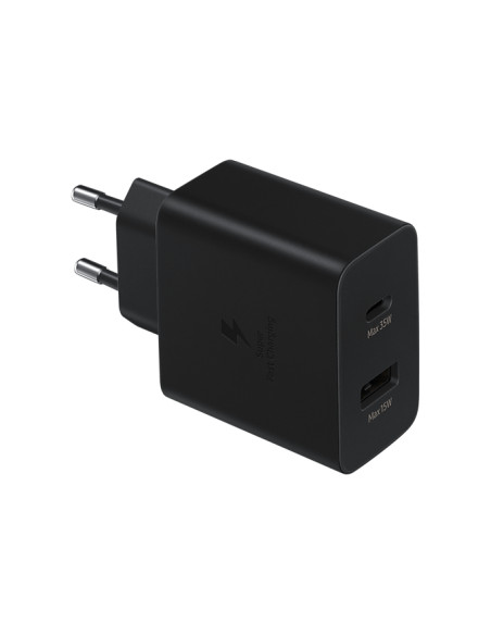 Samsung EP-TA220NBEGEU chargeur d'appareils mobiles Écouteurs, Casque, Ordinateur portable, Smartphone, Smartwatch, Tablette Noi