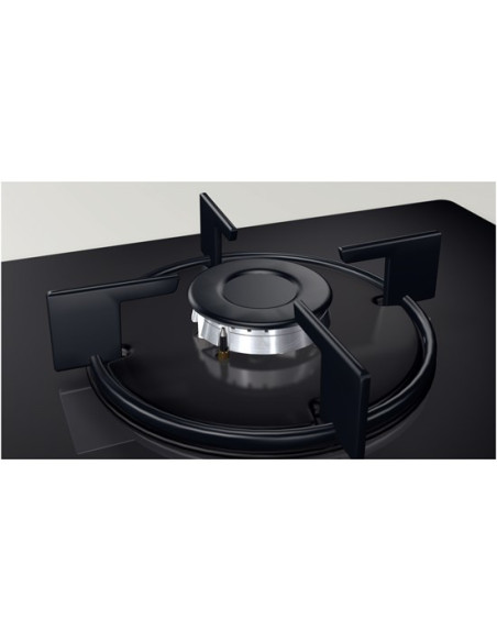 Bosch POP6B6B10 plaque Noir Intégré Gaz 4 zone(s)