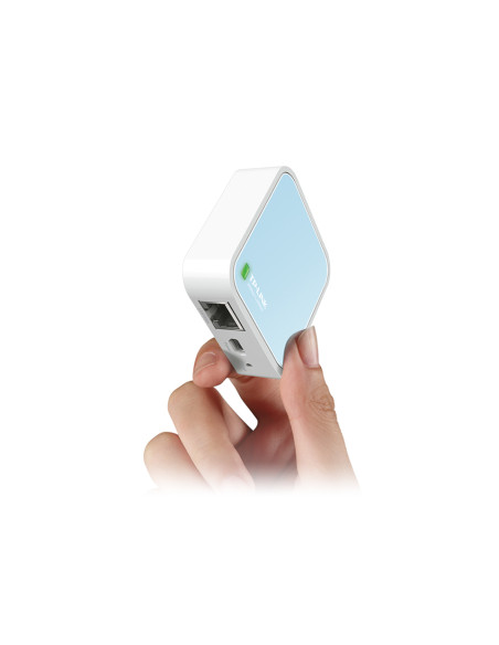 TP-Link TL-WR802N routeur sans fil Fast Ethernet Monobande (2,4 GHz) Bleu, Blanc