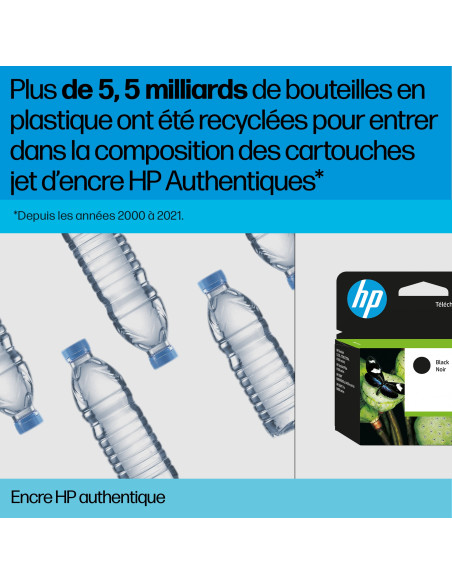 HP 62 cartouche d'encre noire authentique