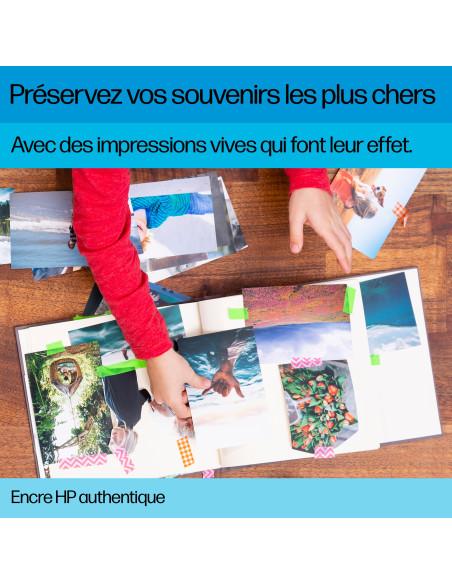 HP 62 cartouche d'encre trois couleurs authentique