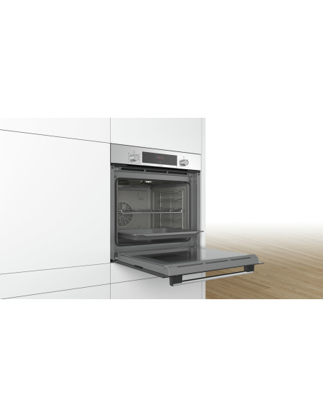 Bosch Serie 4 HBA553BR0 four 71 L A Noir, Acier inoxydable