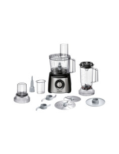 Bosch MCM3501M robot de cuisine 800 W 2,3 L Noir, Acier inoxydable