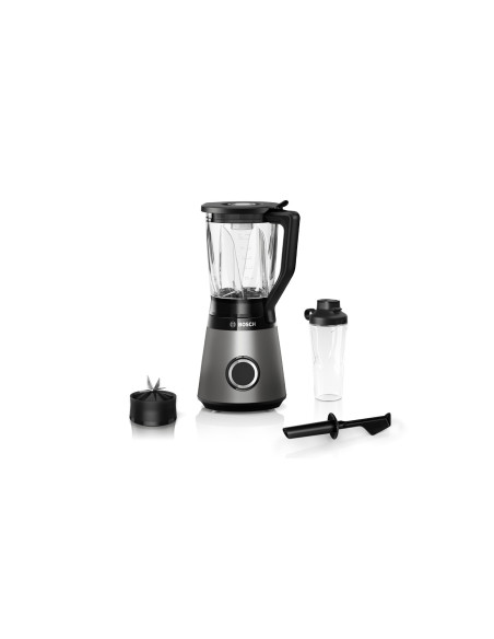 Bosch MMB6174S mixeur Robot mixer 1200 W Noir, Métallique, Transparent