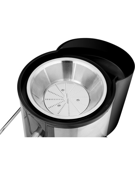 Delux centifugeuse, extracteur de jus, 1000W, 2 Vitesses, Corps INOX avec Grande entrée de 75mm et récipient de 1.25L, capacité 