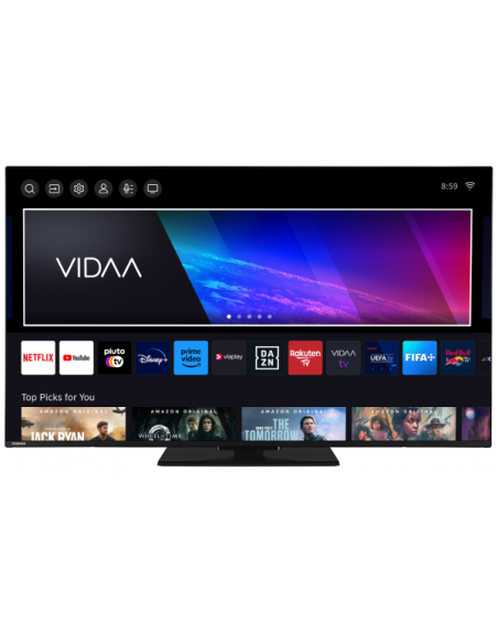 TV QLED 4K TOSHIBA 55   139CM CONNECTEE