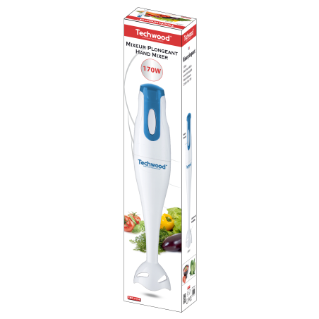MIXEUR PLONGEUR BLANC BLEU 170W