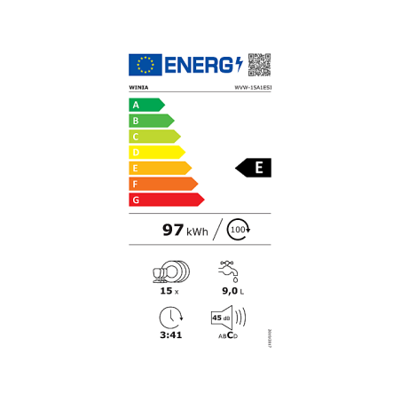 LAVE VAISSELLE 15 C INOX 3 TIROIRS 6 PRG AQUAZONE FONCTION DEMI CHARGE CLASSE E