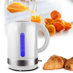 BOUILLOIRE S FIL 1 7L BLANCHE INOX 2