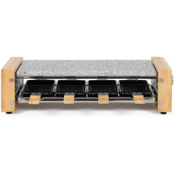 RACLETTE 8PERS 8POELONS 1200W BOIS 2