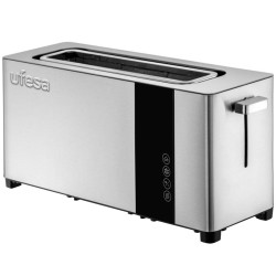 GRILLE-PAIN ACIER INOX  ECRAN DIGITAL LCD  1050W  1 FENTE...