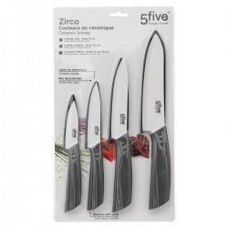 LOT 4 COUTEAUX CERAMIQUE ZIRCO 2