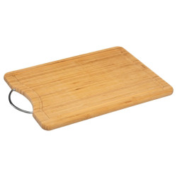 PLANCHE DECOUPER BAMBOU ANSE ACIER