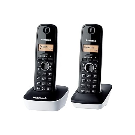 TELEPHONE DUO 50MEM ECR LARGE NOIR BLANC